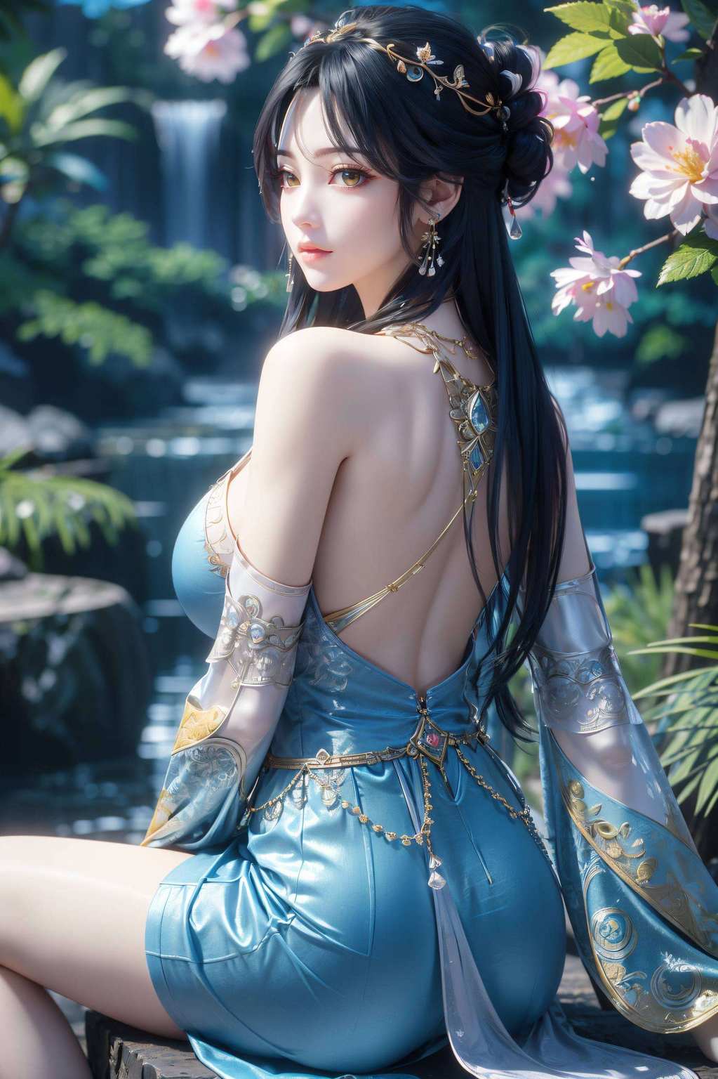每天都能和国漫女神亲密接触这紫色极简壁纸