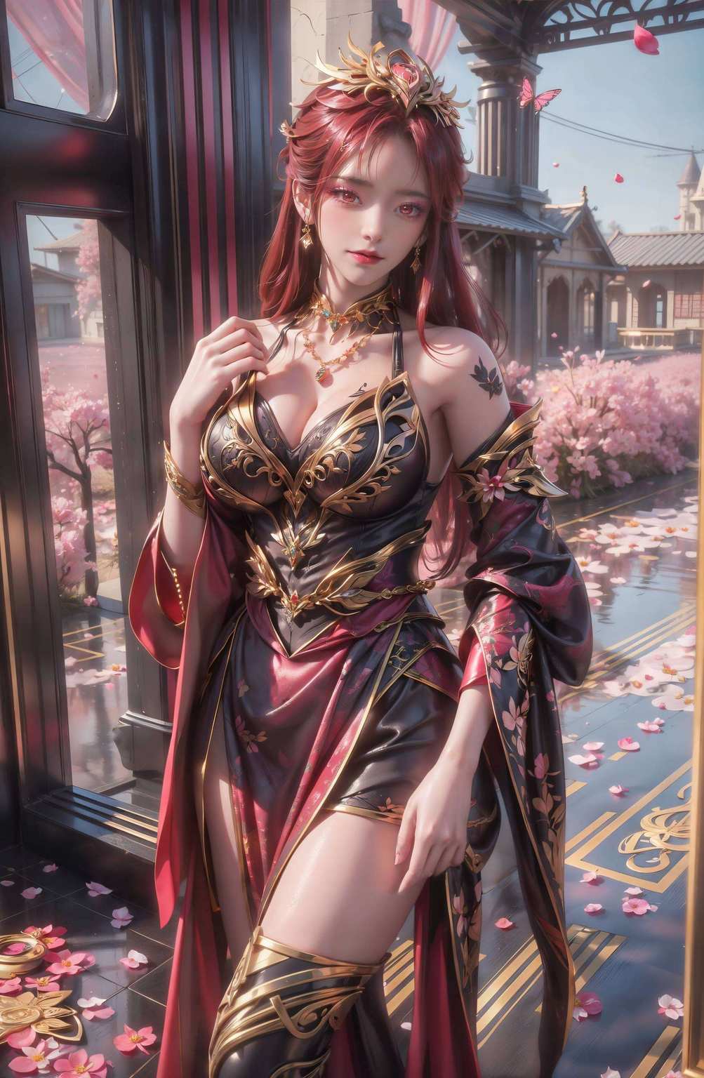 婉约动人身着泳衣