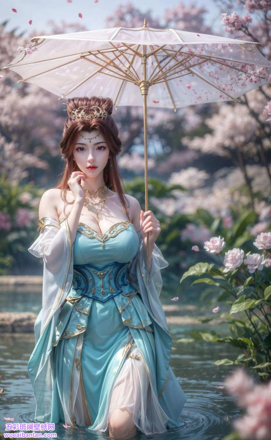 让你感受国漫美女的迷人魅力想给你的手机或者平板添点玄幻色彩吗？快来看看这款“AICG精细角色平板艺术壁纸”吧！这不仅仅是壁纸
