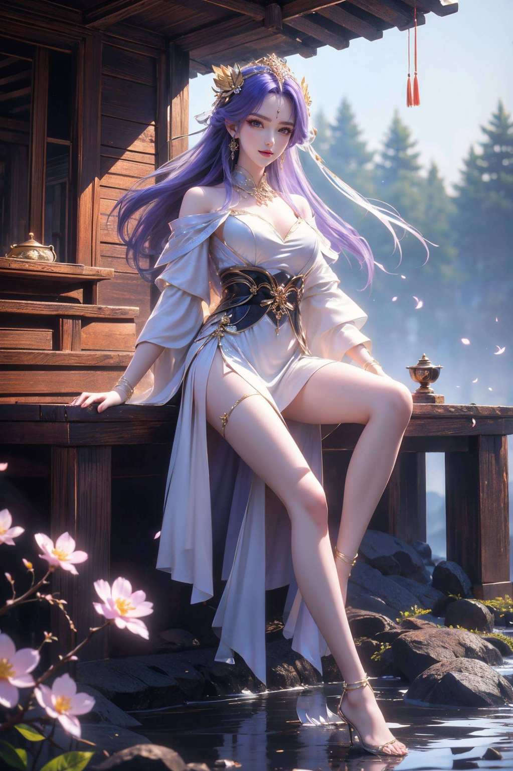还有满满国漫女神和国漫美女的韵味哦！这款壁纸带你穿越到崩坏3的动态壁纸天穹市还能在繁忙的学习或工作中