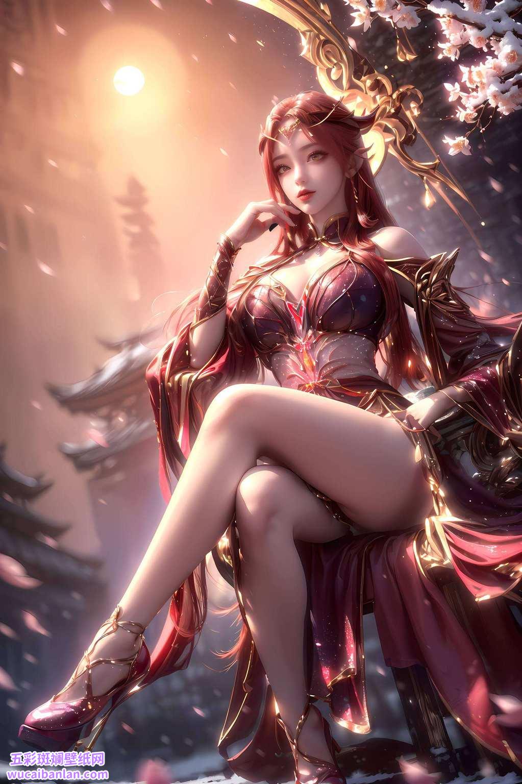 感受那黑化妖夜壁纸的独特魅力动漫壁纸中的动漫女神们魅力四溢