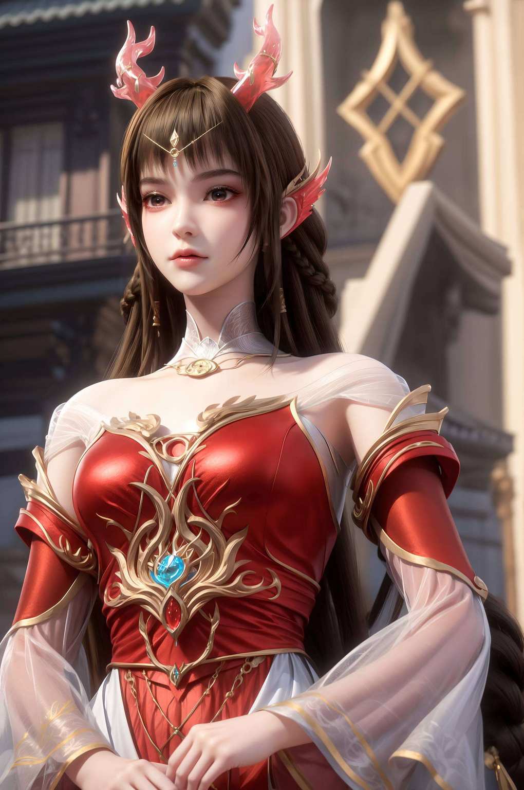 这是对国漫美女们的一次美丽邂逅哦！来感受一下这波古香古色的国漫壁纸吧！融合了云落壁纸的飘逸和百炼成神的玄幻气质