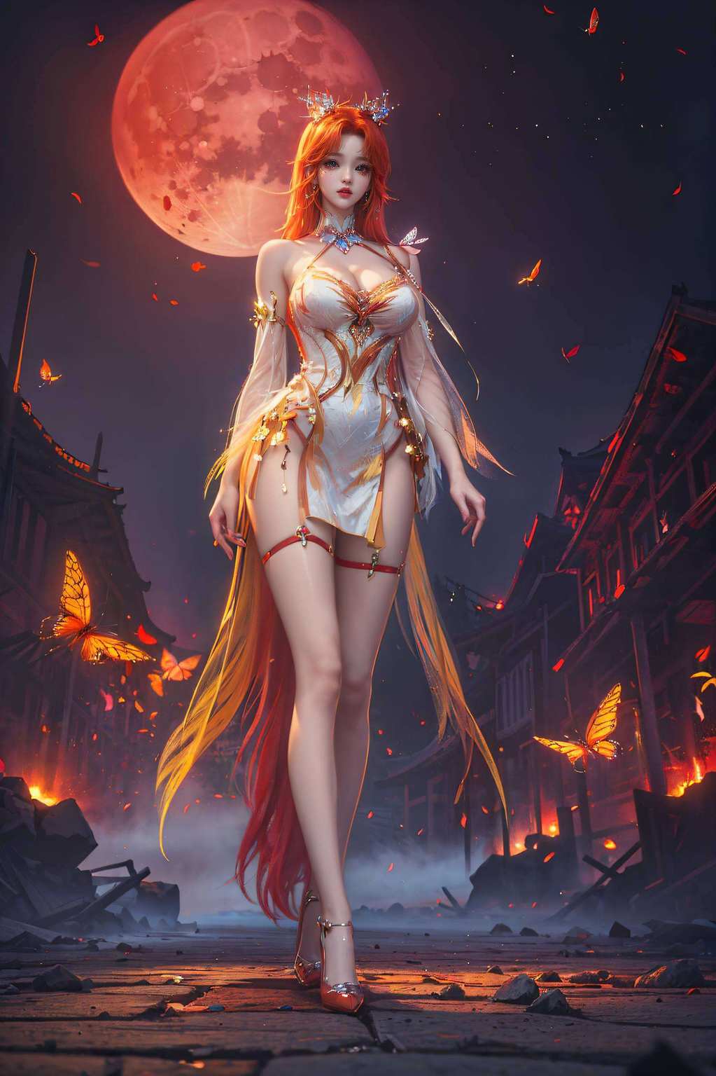 玄幻世界里的一道亮丽风景线把柳七月的美丽瞬间定格