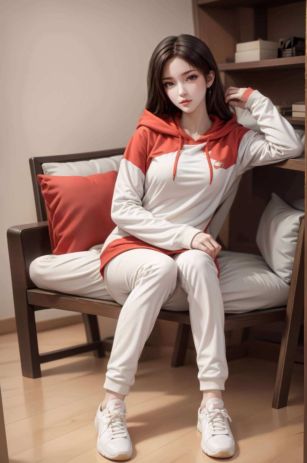 国漫美女的柔情在这绚烂的壁纸世界里