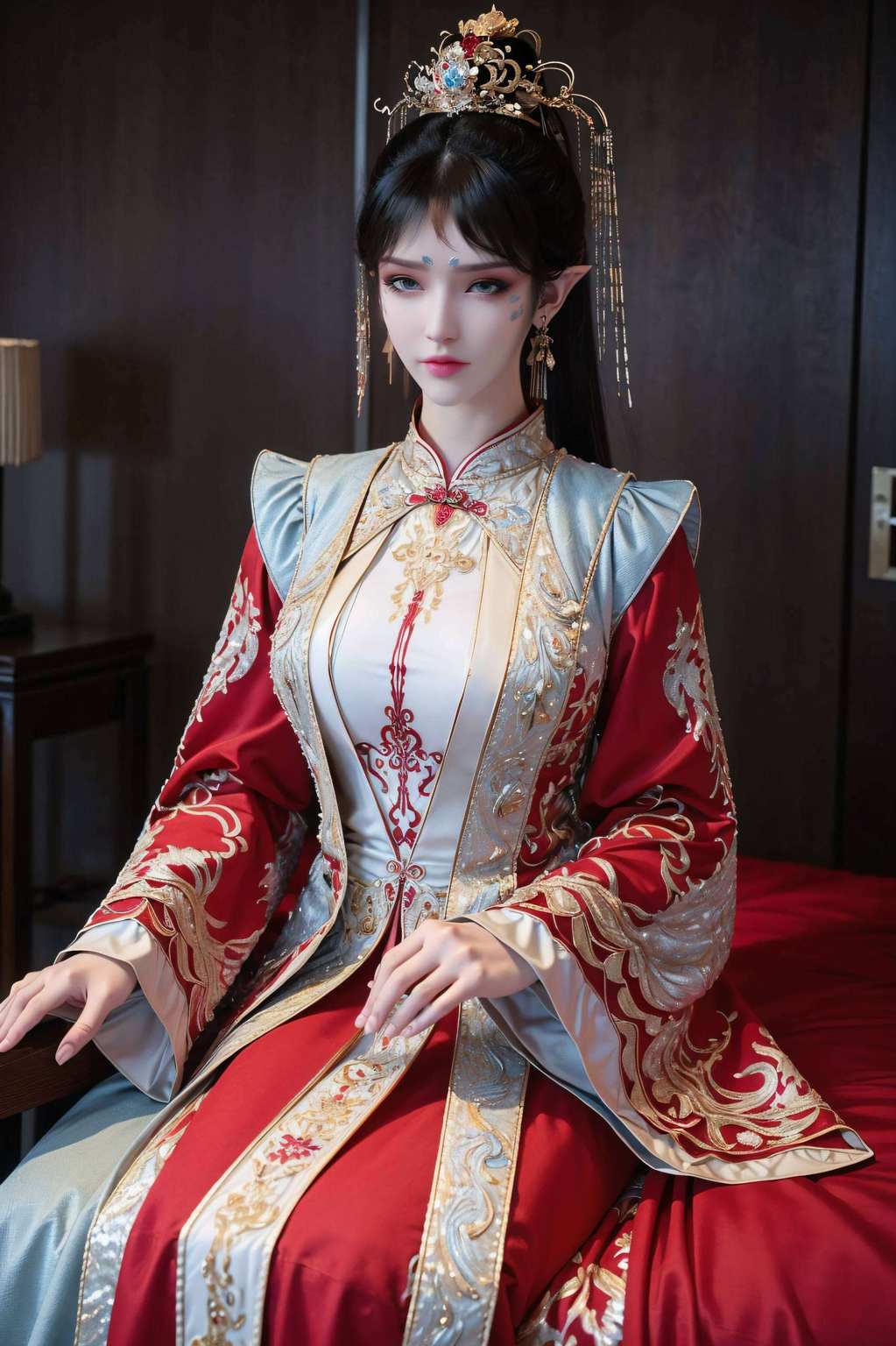 凤清儿舞姿翩跹斗破苍穹画卷展