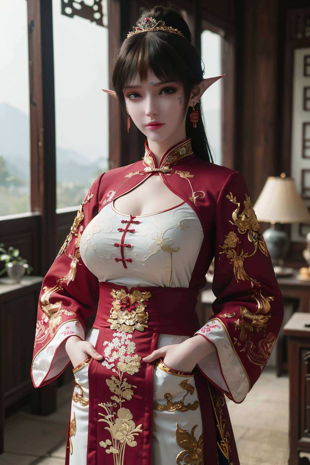 哈哈那叫一个英姿飒爽