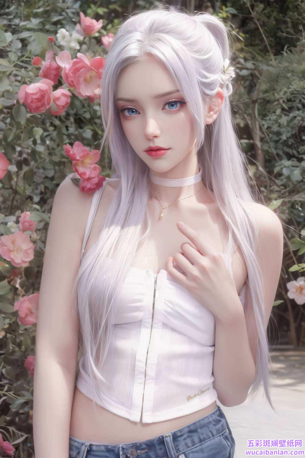 那如月光般清冷的女子她们的每一次微笑