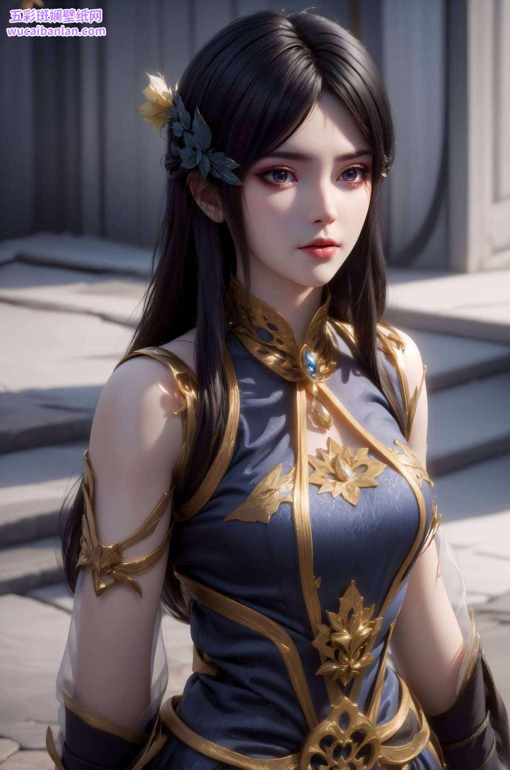 在这绚烂的动漫世界里她的每一次微笑
