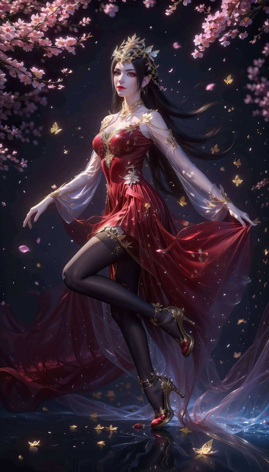 动漫美女的魅力彩鳞熠熠生辉