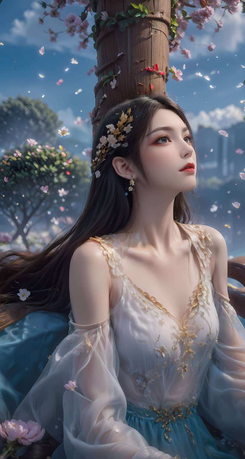 彩鳞熠熠生辉美杜莎女王挥舞着她的七彩吞天蟒