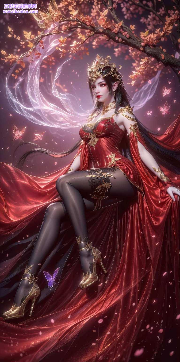 她是斗破苍穹中的神秘女神身披彩鳞