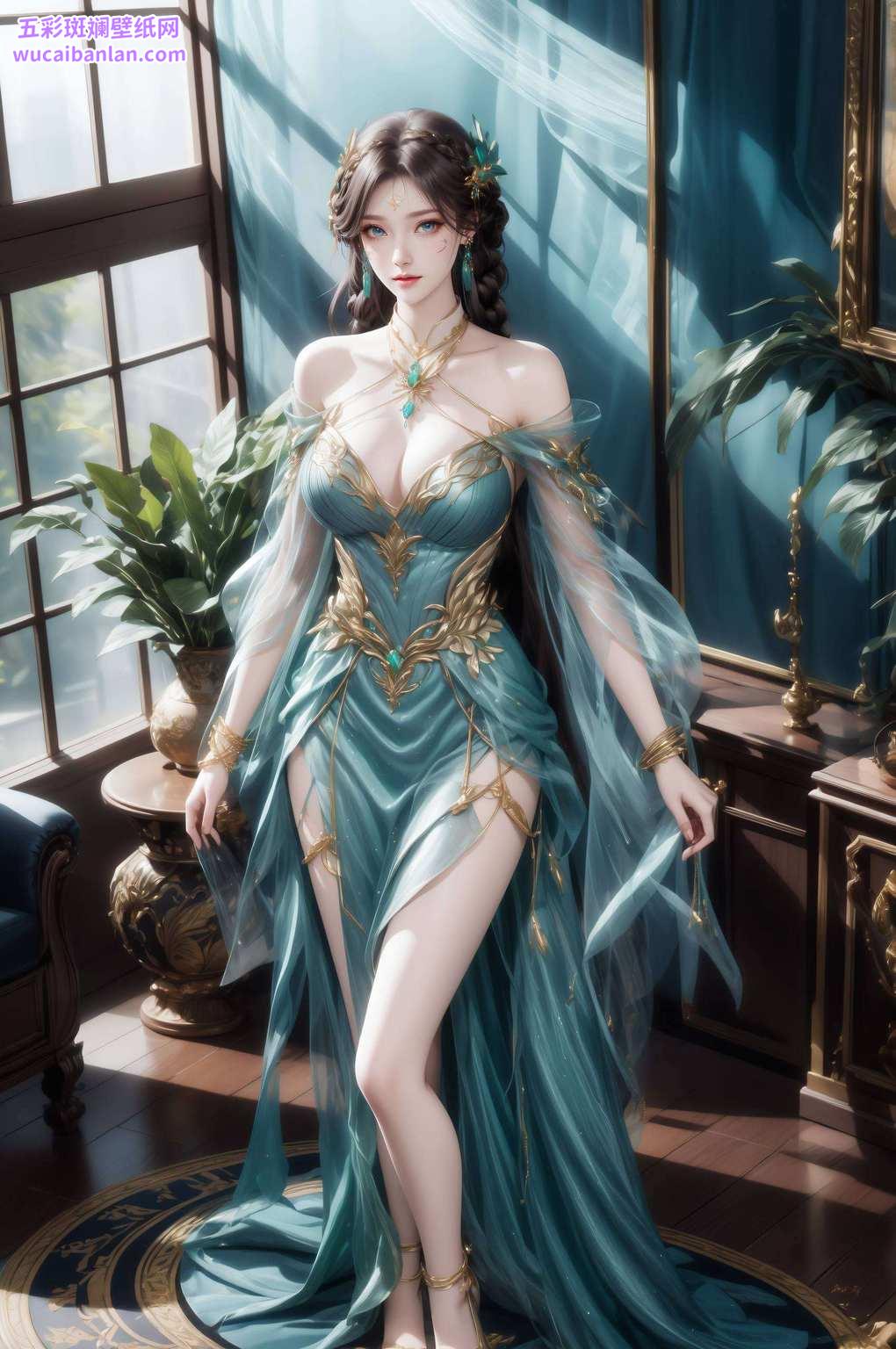这对合照壁纸中的金童玉女那朵绽放在斗气大陆的清新莲花