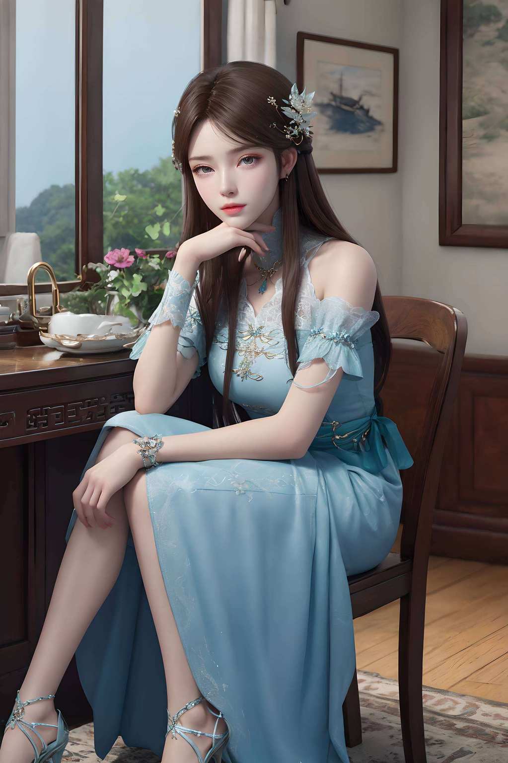 萧薰儿的美貌和魅力气质高贵脱俗