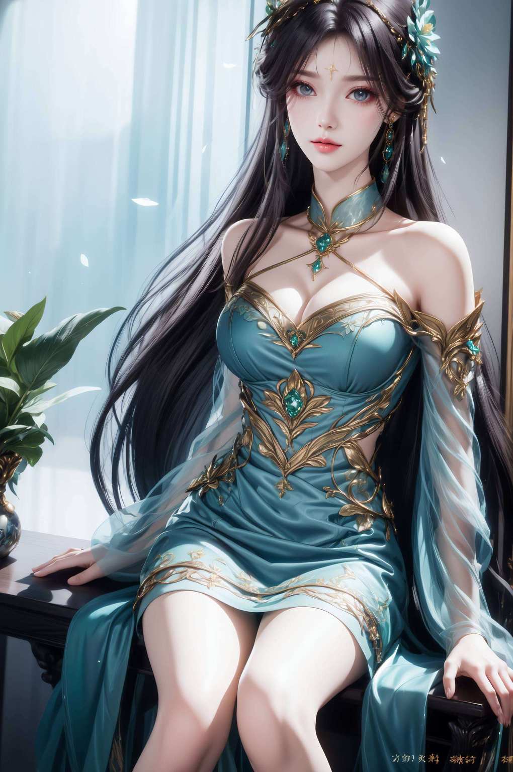 把她改模后的精美壁纸放在手机上每次解锁都是一场视觉盛宴