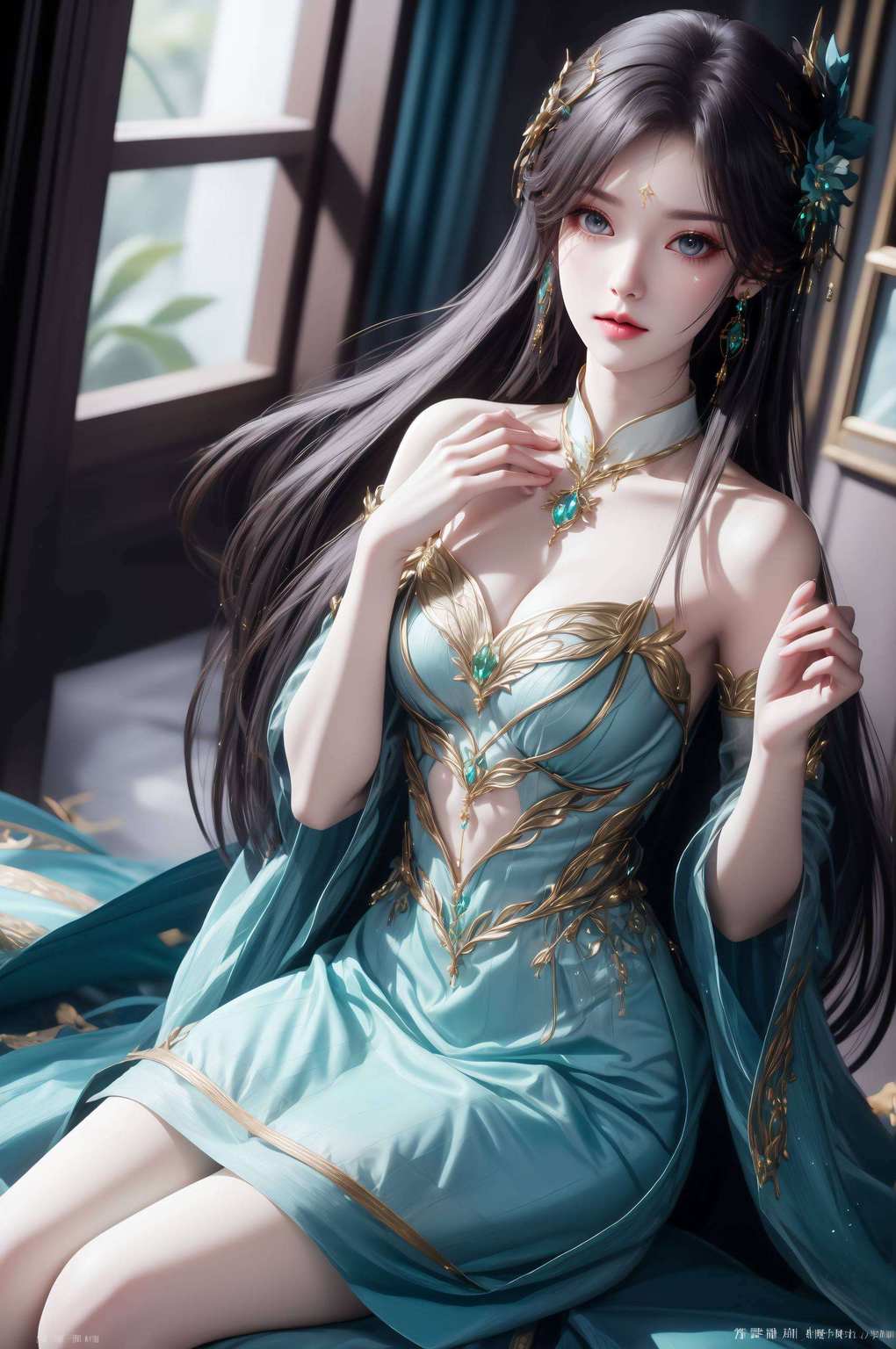 是咱们古族千金萧薰儿的精美壁纸大放送！熏儿那清新脱俗的气质加上独特的玄幻风格