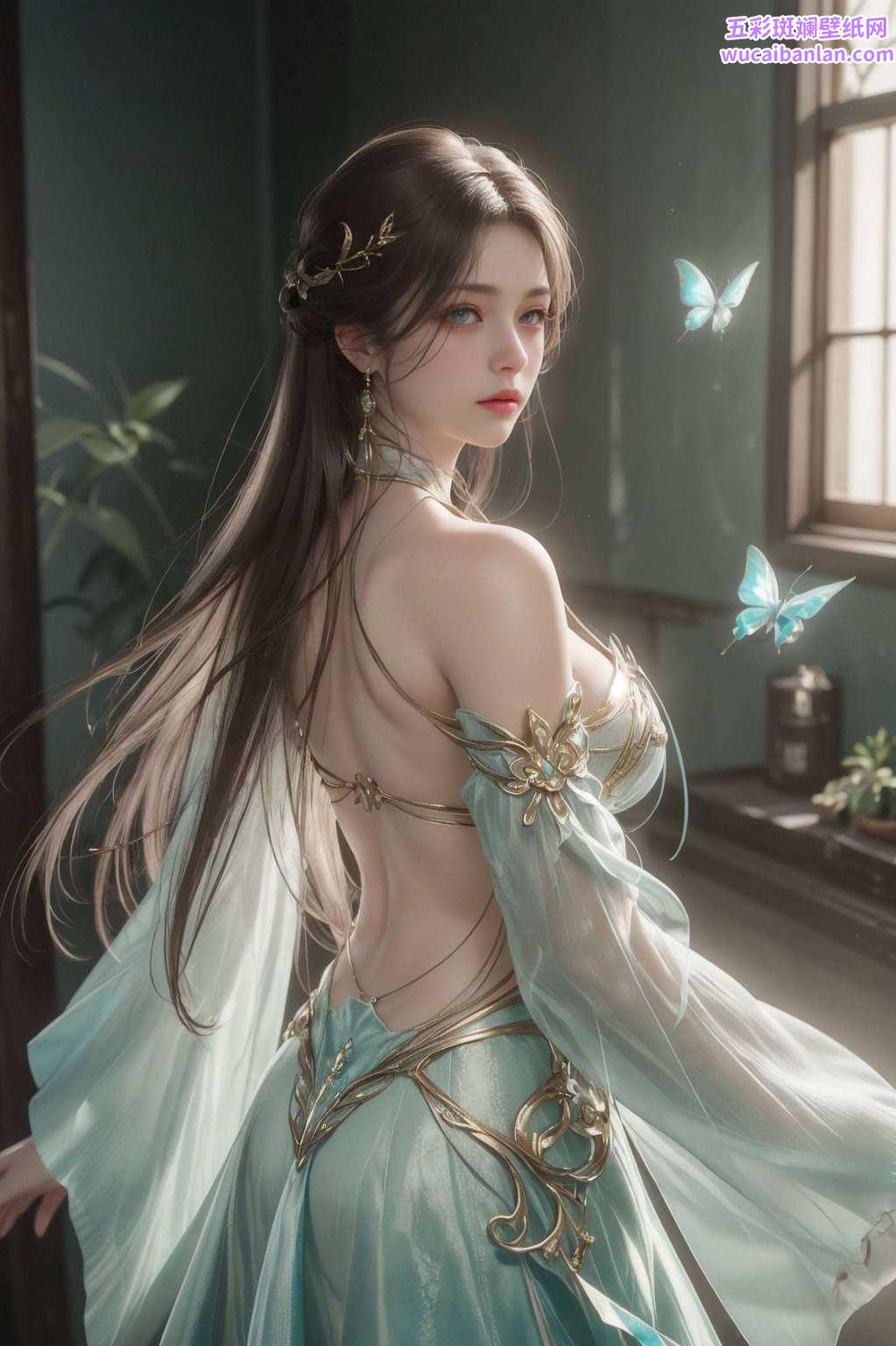 国漫女神的独特魅力仿佛能让人瞬间穿越到那奇幻的玄幻世界