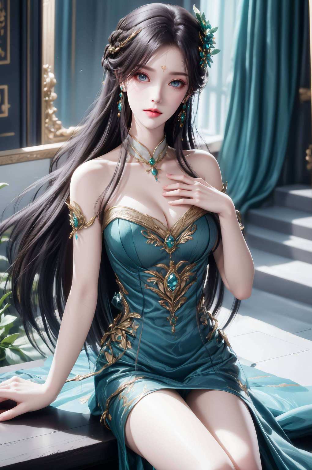 这位古族千金不仅美得让人舔屏她的壁纸横屏高清
