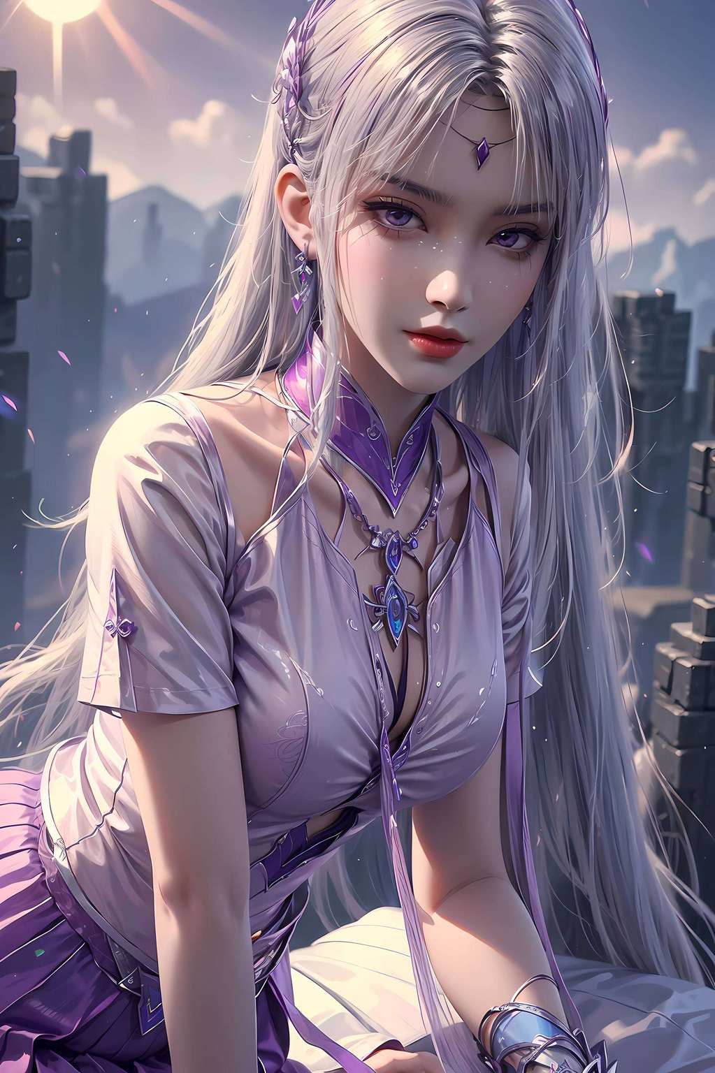 美女翩翩舞苍穹斗破