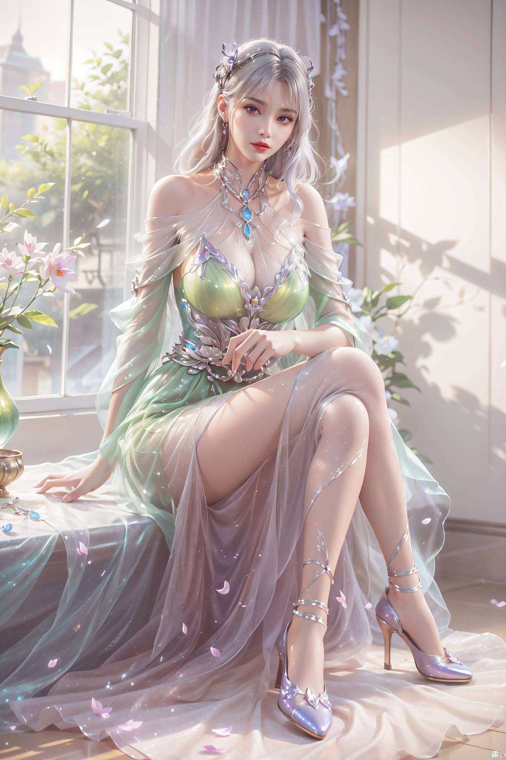 她的壁纸却依旧美得让人心跳加速