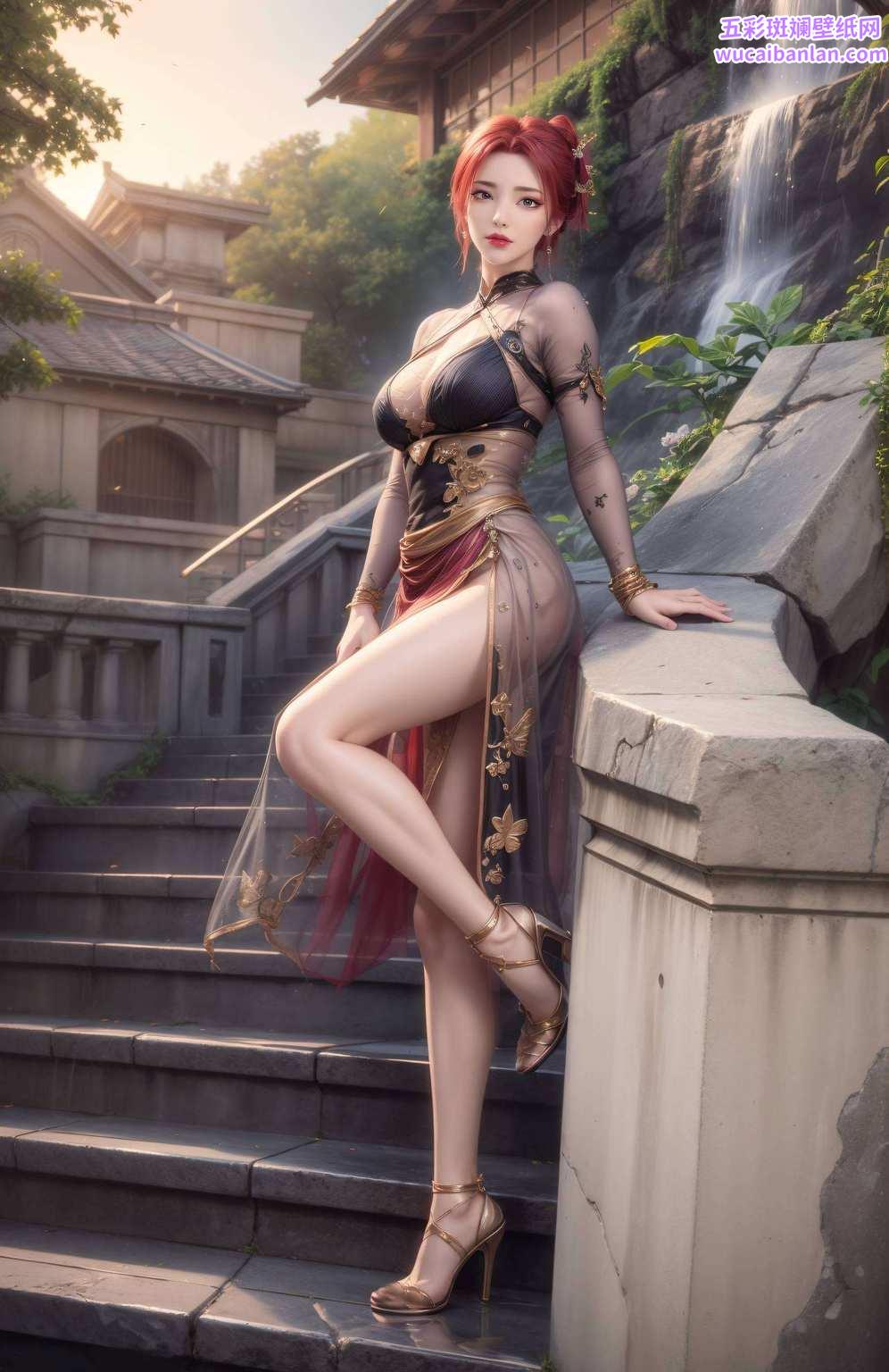 如同壁纸上的绚烂色彩更是无数粉丝心中的女神