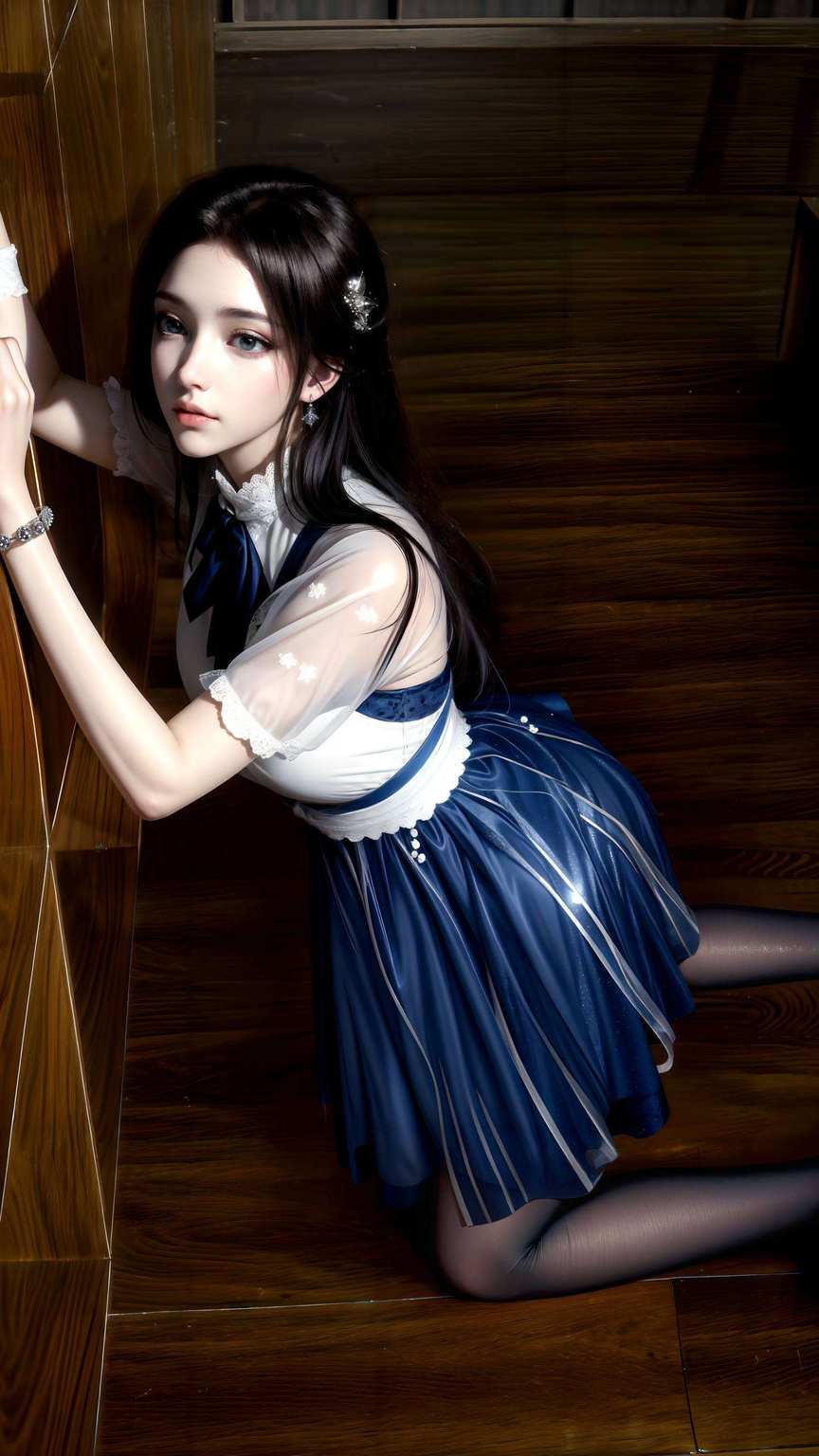 眼神中透露出的深邃力量两位美女壁纸图片