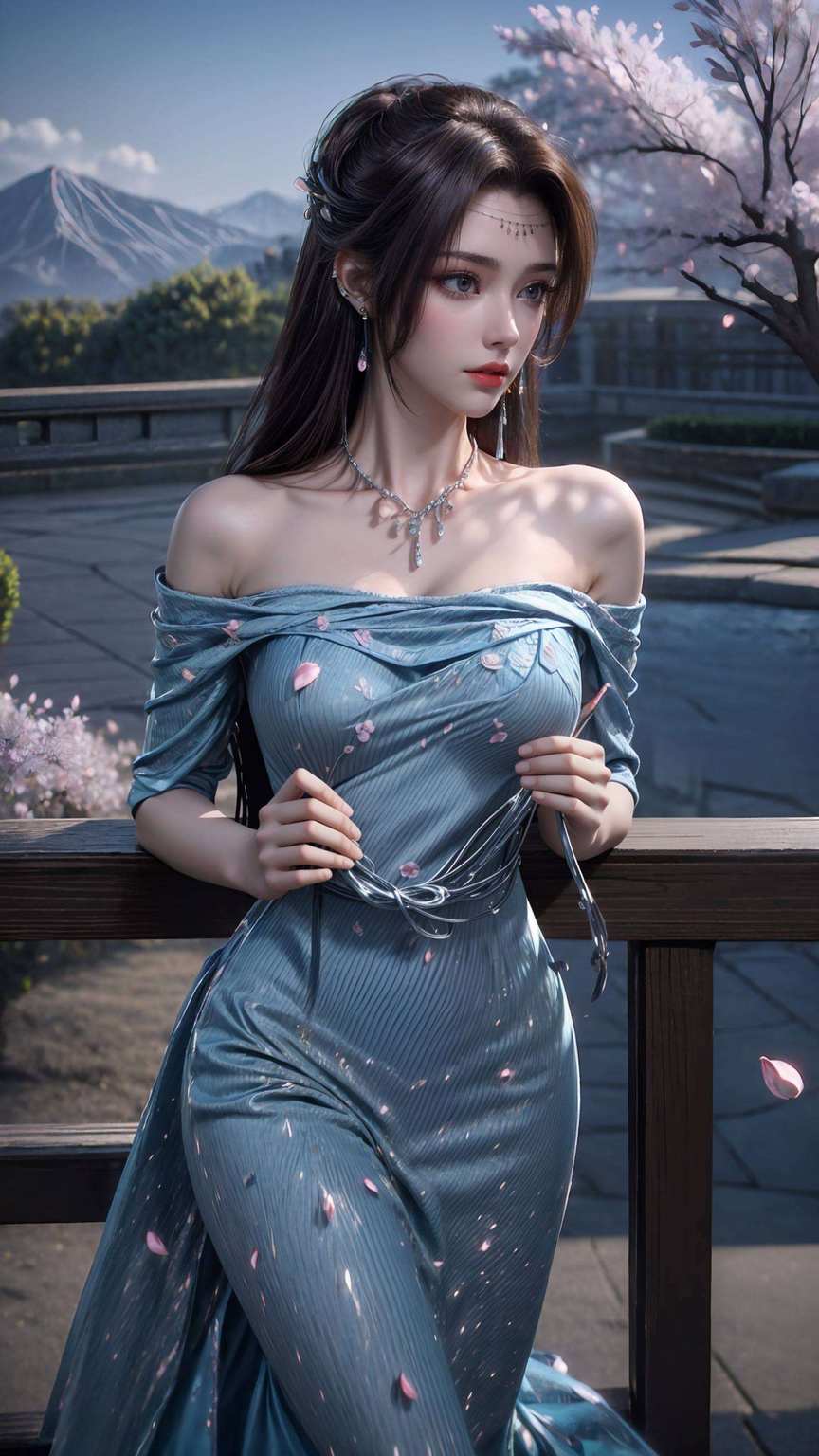 简直是想偷手机屏保的心都有了！斗破苍穹里的这位大美女平日里高贵冷艳