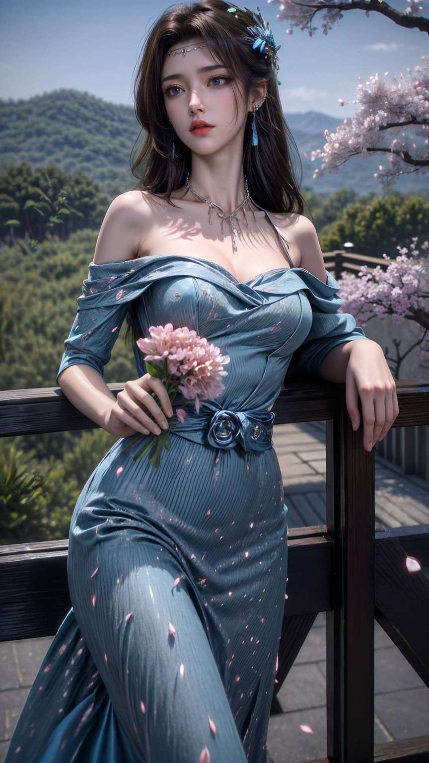 这位国漫女神一跃而成电脑壁纸有了她