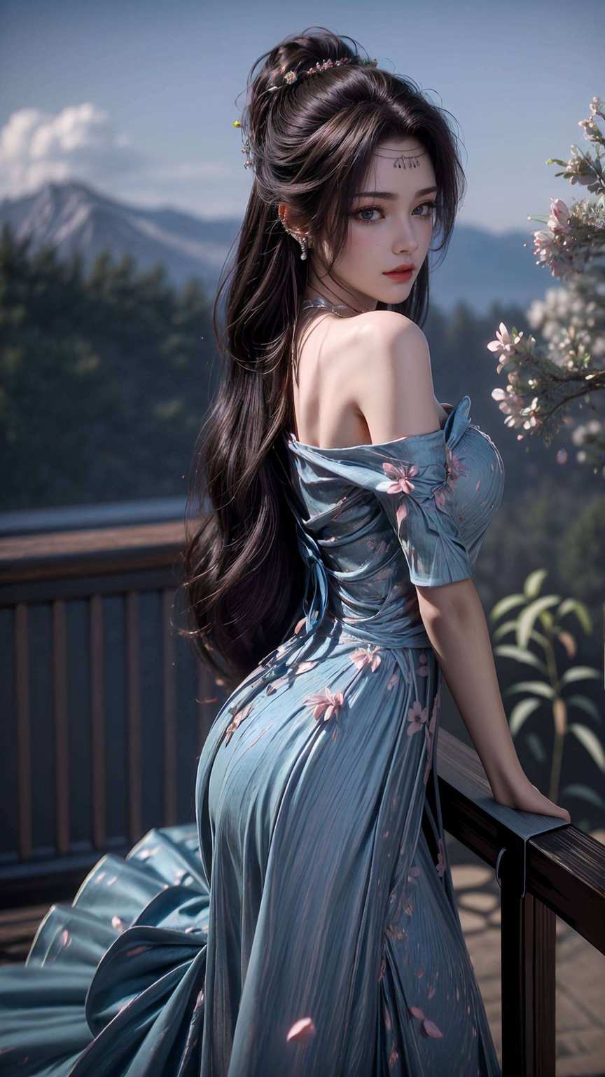 在每一次翻动手机壁纸的瞬间那飘逸的云岚宗女神