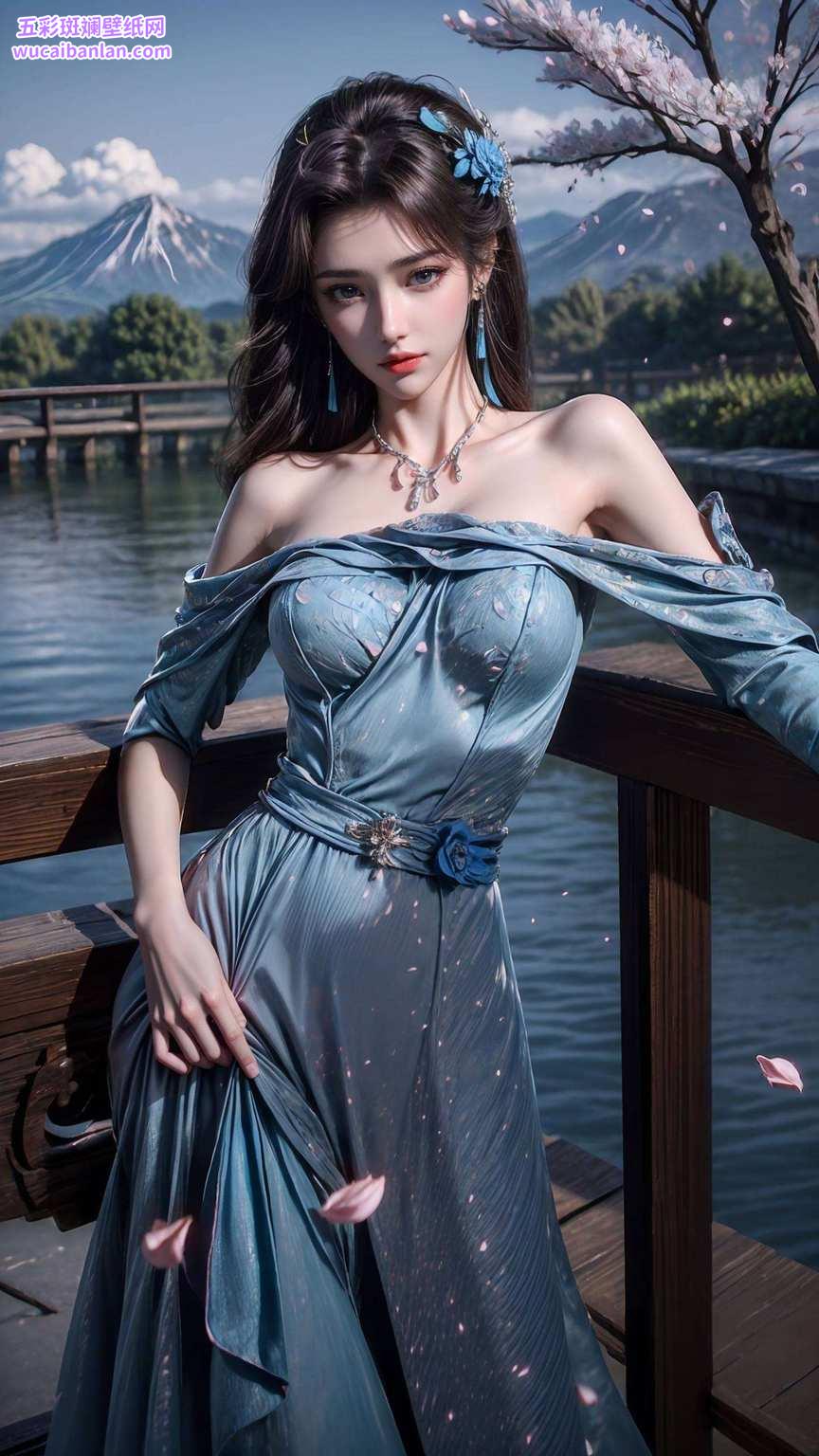 在这壁纸间交织她
