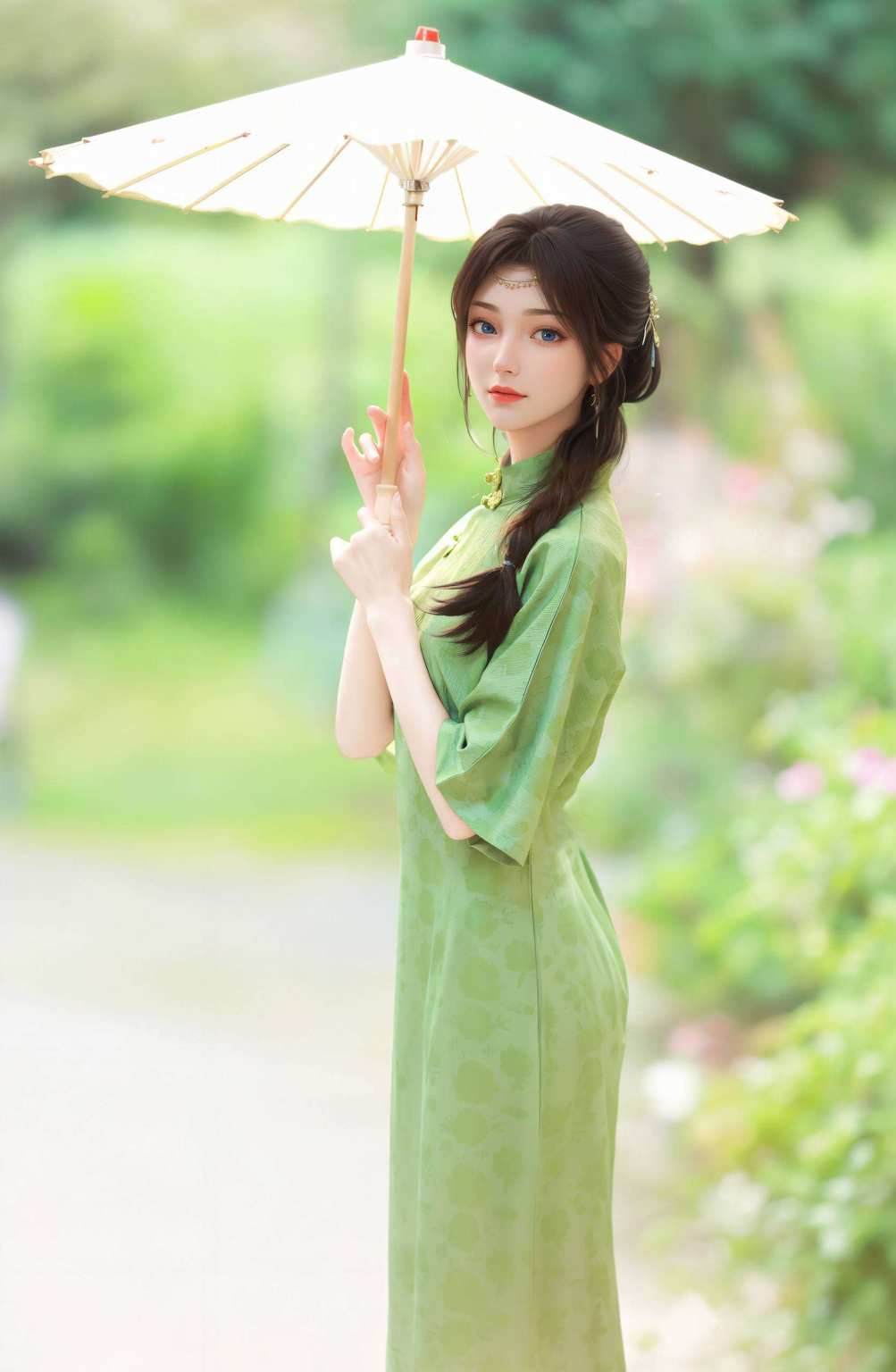 美得令人窒息那来自《斗破苍穹》的神秘女子
