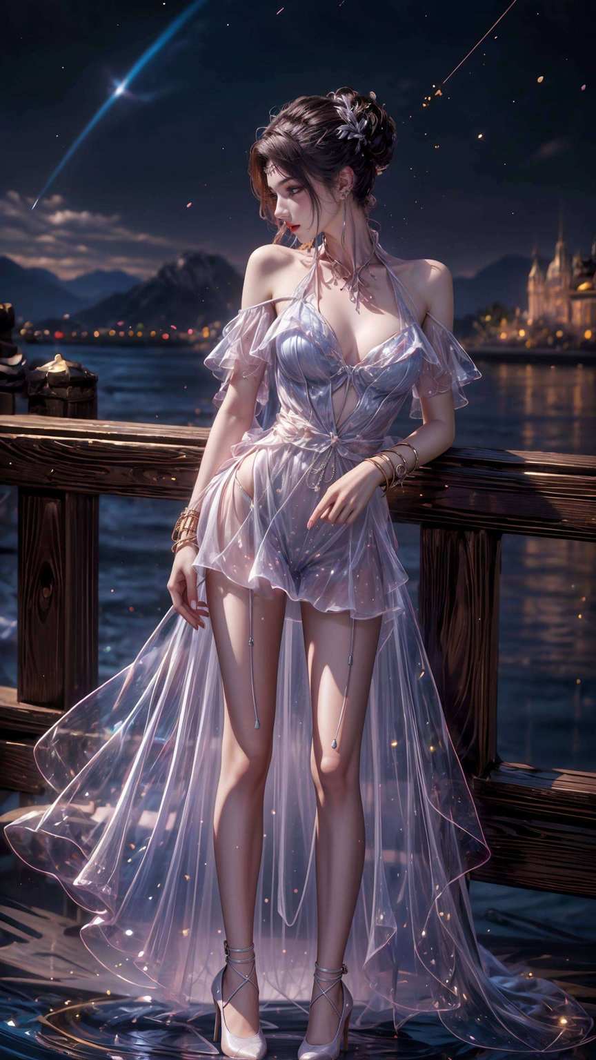 她的妹妹都是云芝花瓣的翩翩起舞