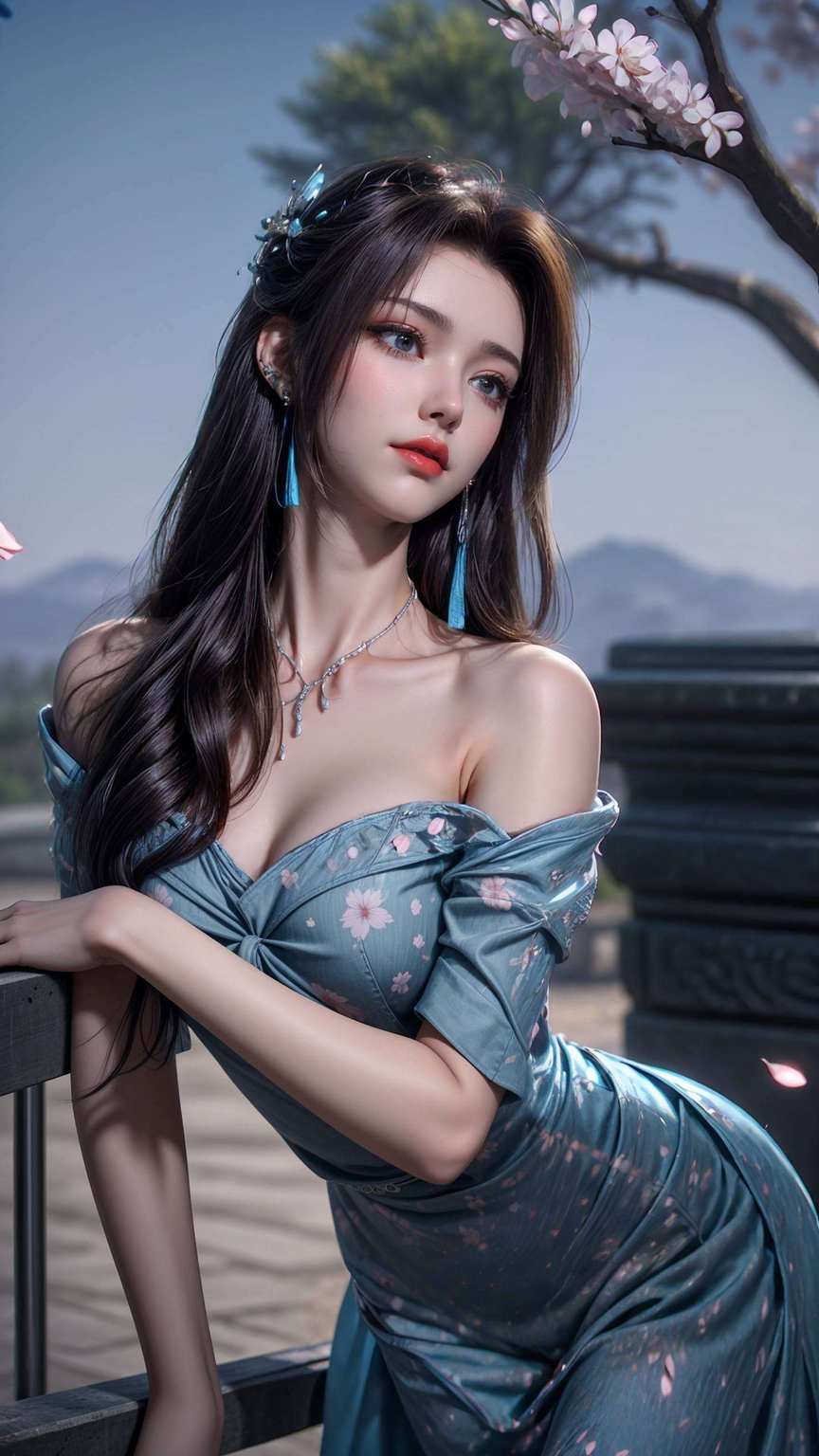 她的出现她的美