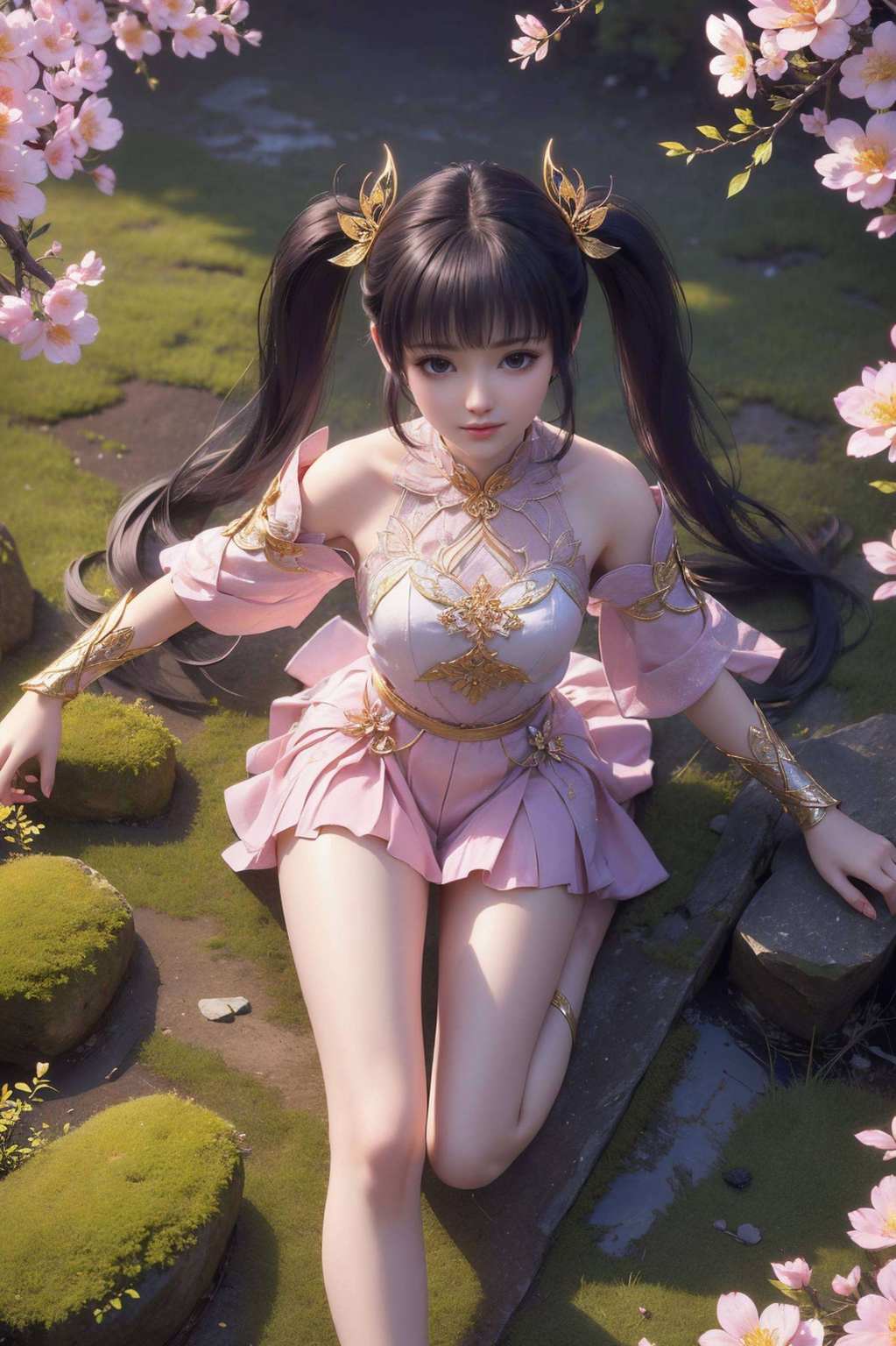 美得让人忍不住多看一眼！她的壁纸更是让人手机都亮起了玄幻之光