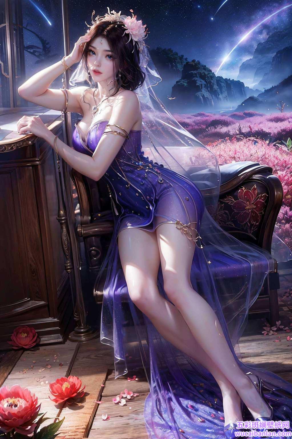 快来领走你的手机壁纸吧国漫界的颜值担当！别看她平时高冷
