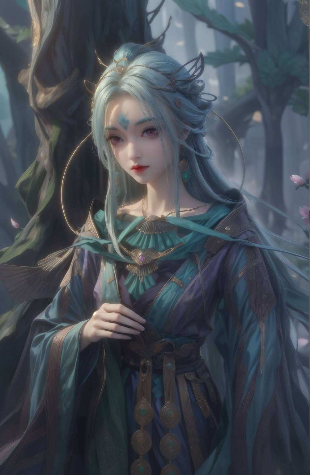 她们化作手机屏幕上的灵动画师又有玄幻世界里的神秘佳人
