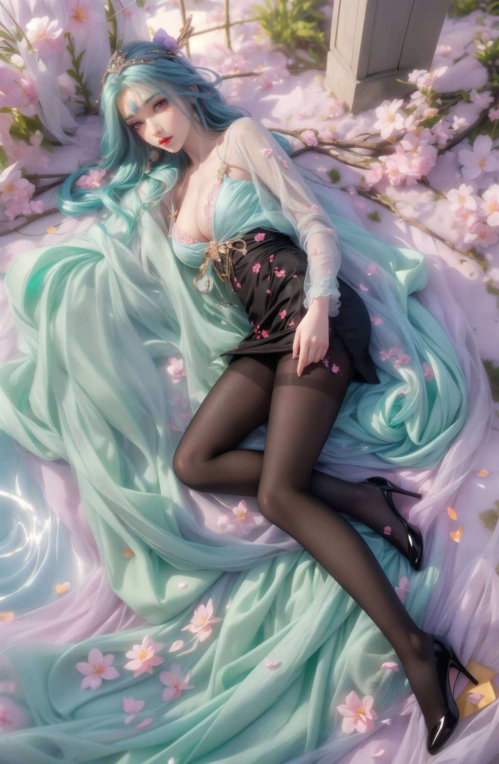 眷思漫溢奉眠轻披霞帔