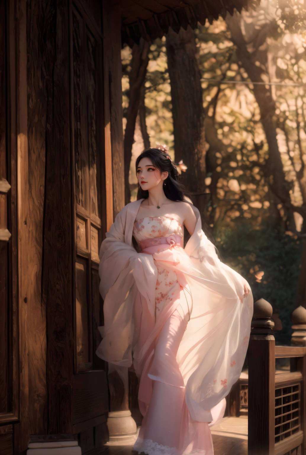 动漫美女风度翩翩