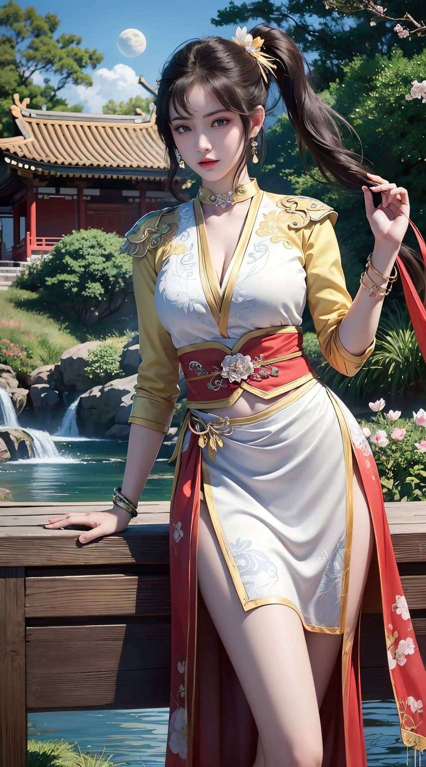她的每一次转身都勾勒出玄幻的浪漫灵动如风