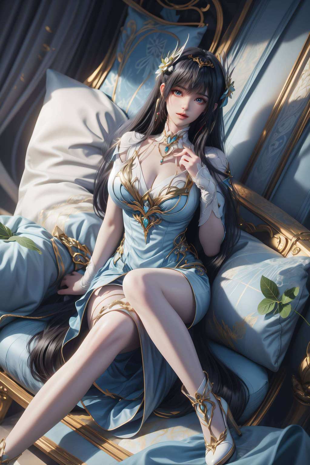 在此绽放！她的每一次眨眼