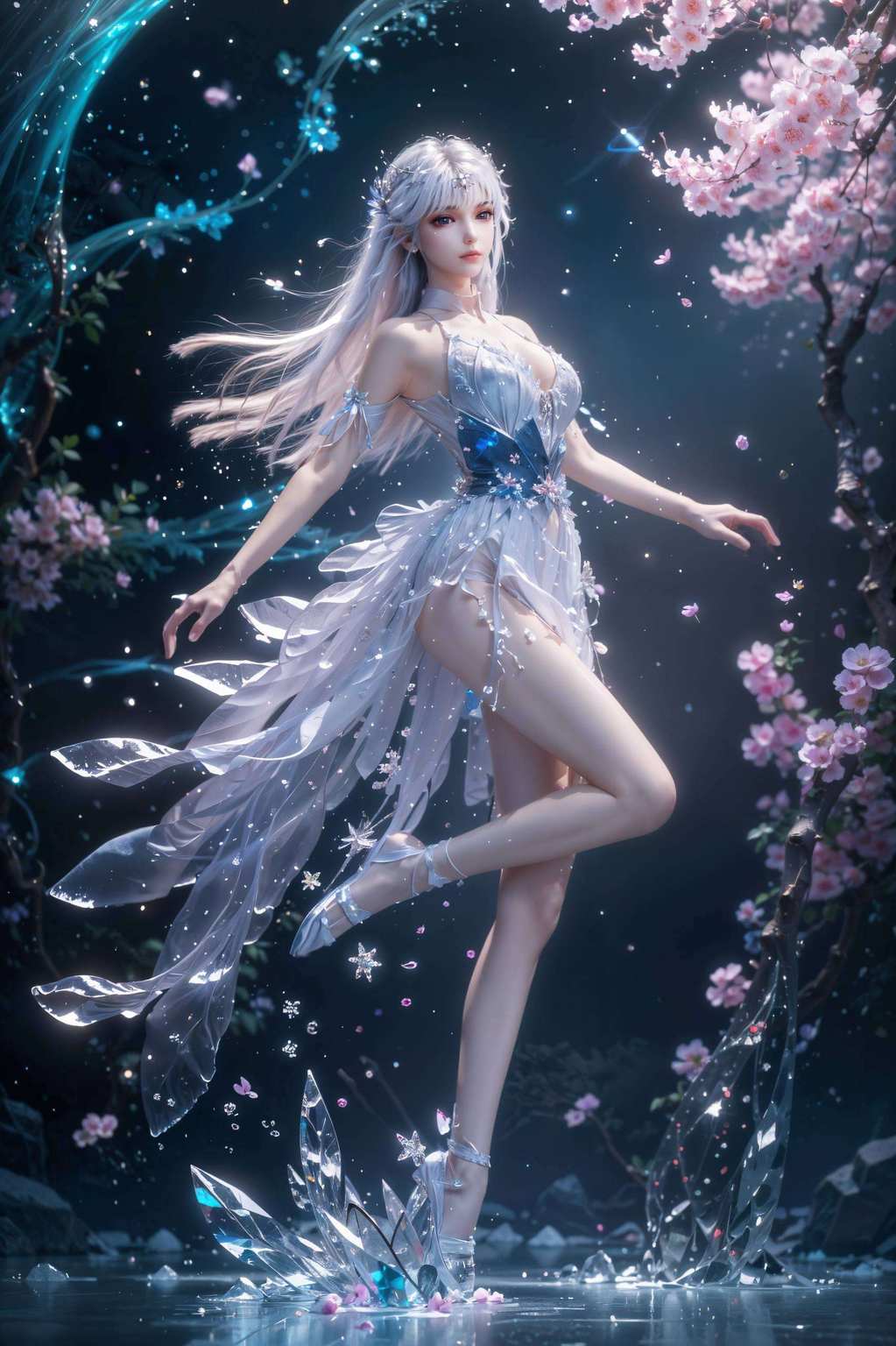婉丽如画Animated beauty graces the screen, enchanting all who gaze upon her.