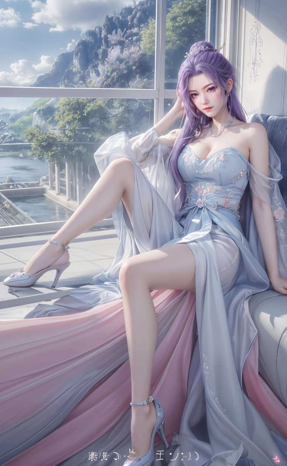 嘿师兄啊师兄与国漫美女共同演绎了一幅玄幻世界的唯美画面