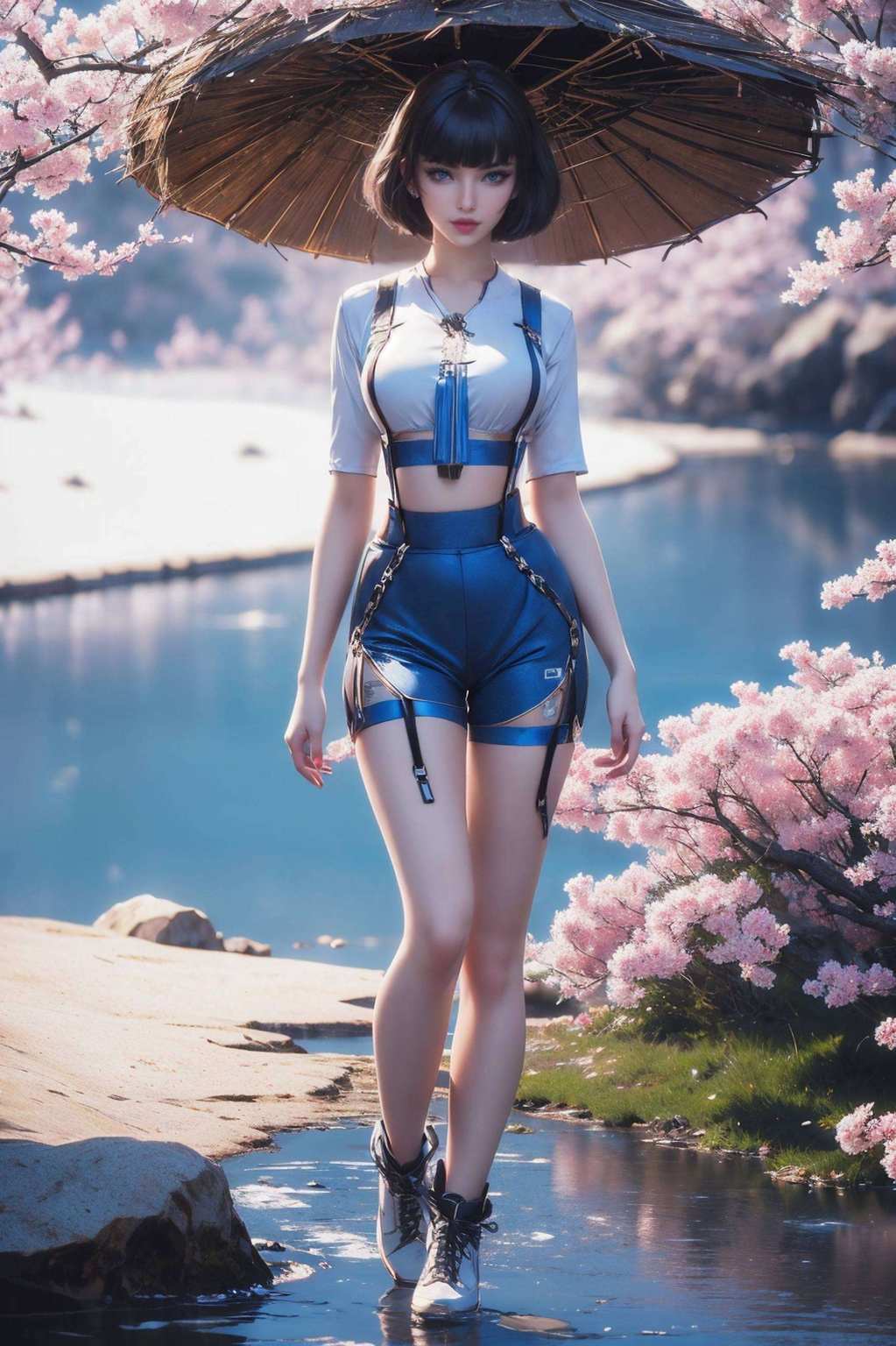 一颦一笑都能让人陷入无尽的玄幻之中她的眼神深邃如夜空