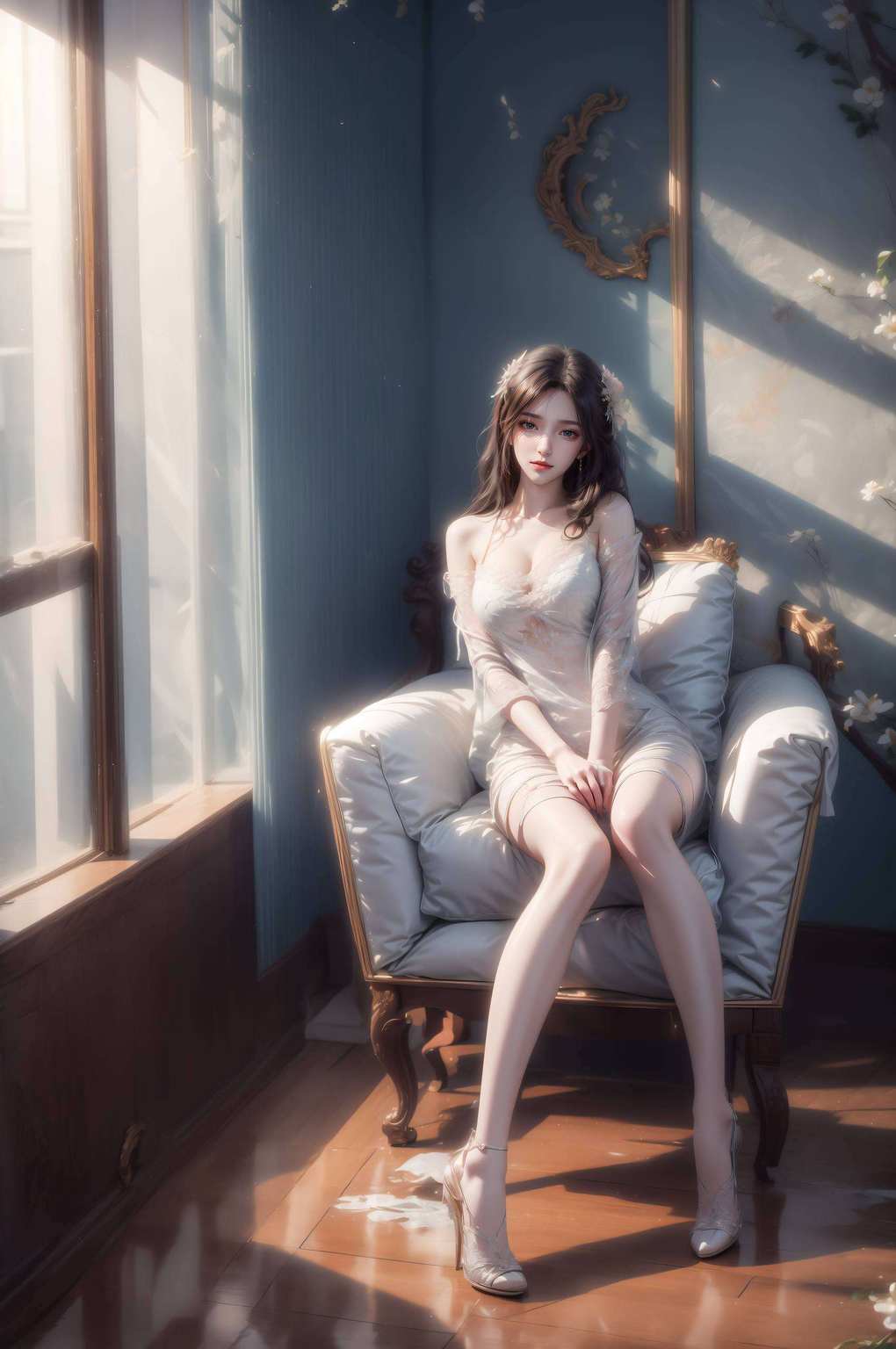 她们笑靥如花动漫壁纸间