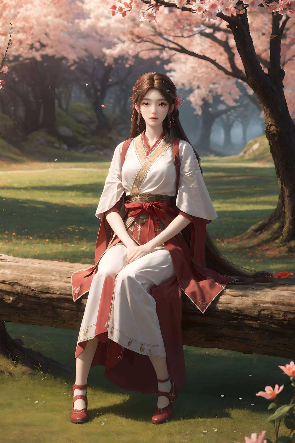 如同一抹绚烂的烟火她的每一次笑容
