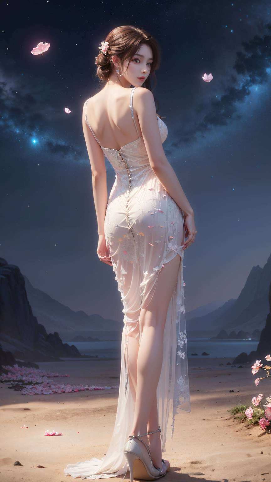 那可是国漫界的女神担当啊！画面中的她美得不要不要的简直就是动漫美女的典范