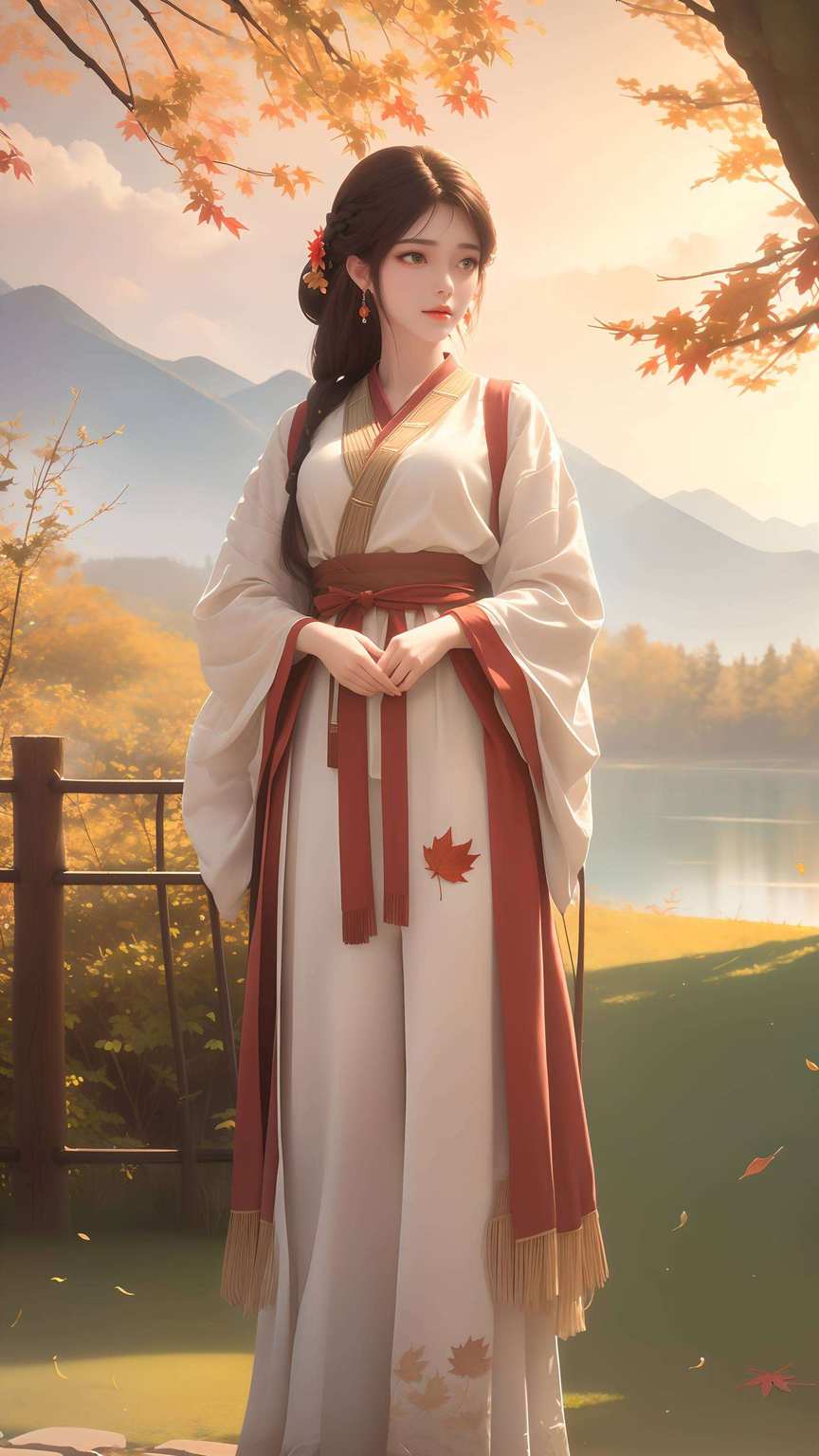 而石昊的酷帅形象简直让人心跳加速！快把这套国漫女神与美少年组合的壁纸收入手机