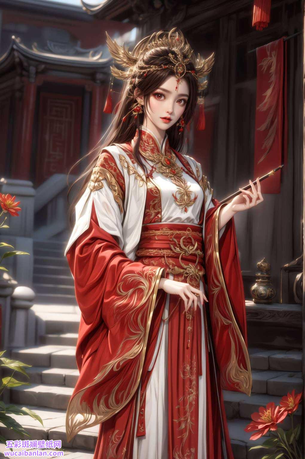 婉若游龙壁上绘其影