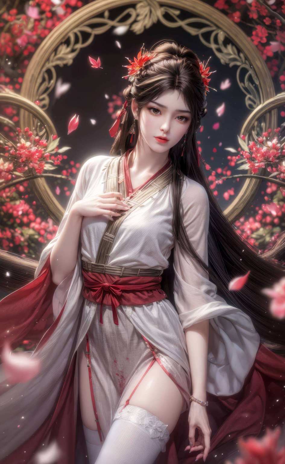 国漫女神的称号仿佛是那完美世界壁纸上的精灵