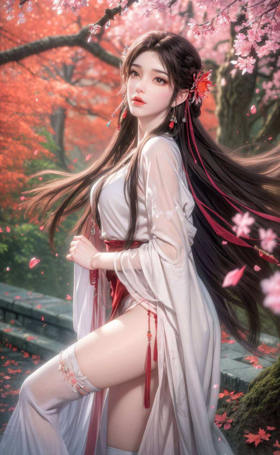 动漫之境翠袖轻拂