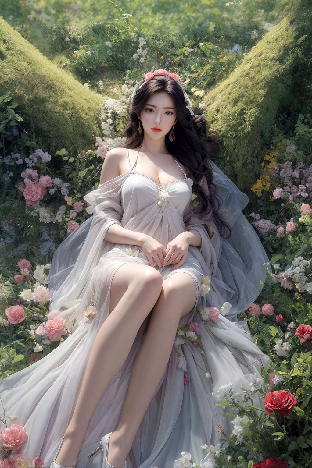 一颦一笑间胸大腰细